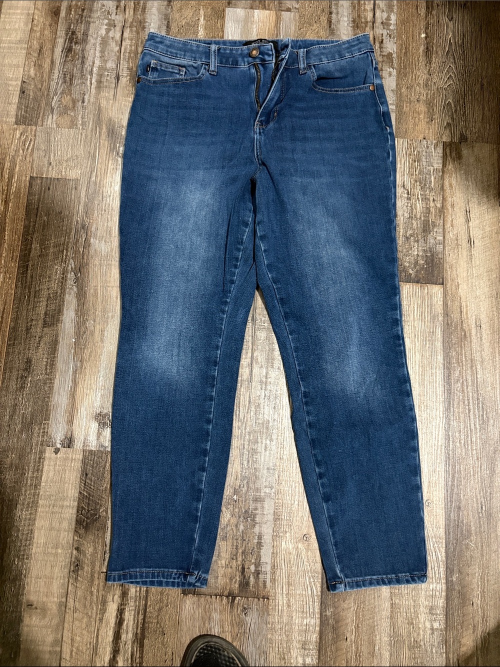 Judy Blue Dark Blue Straight-Leg Jeans